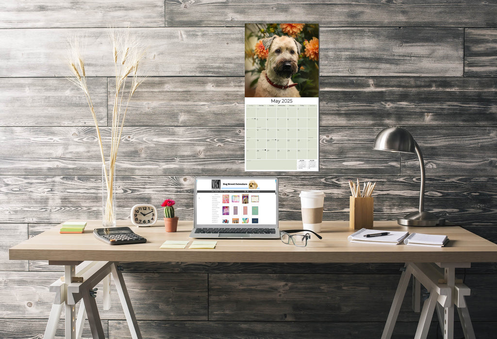 Softcoat Wheaten Terrier Wall Calendar 2025