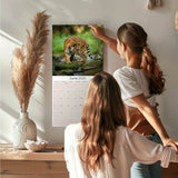 Tigers Wall Calendar 2025