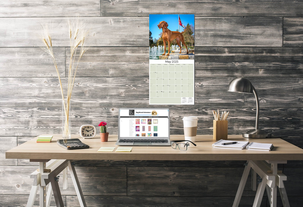 Vizsla Wall Calendar 2025
