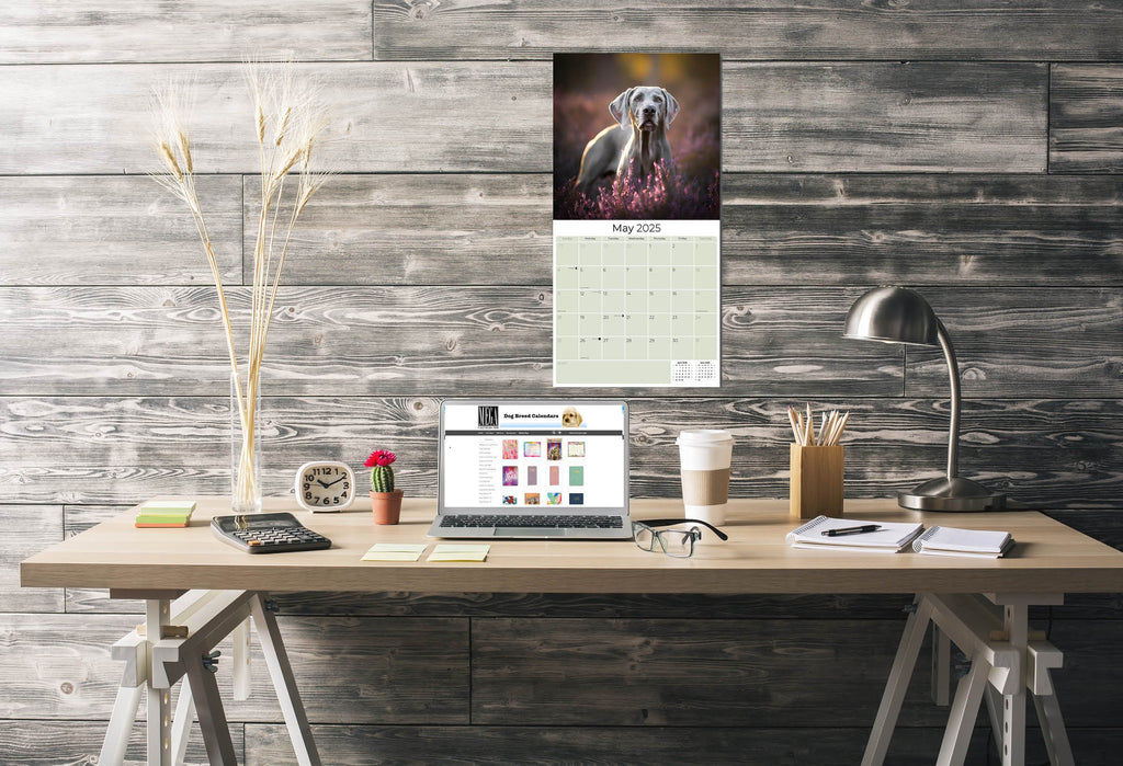Weimaraner Wall Calendar 2025