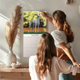 Whippet Wall Calendar 2025
