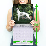 Whippet Wall Calendar 2025