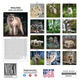 Wolves Wall Calendar 2025