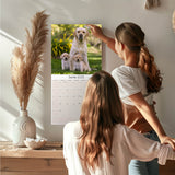 Labrador Ret (Yellow) Wall Calendar 2025