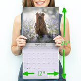 Yorkshire Terrier Wall Calendar 2025