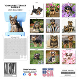 Yorkshire Terrier Puppies Calendar 2025