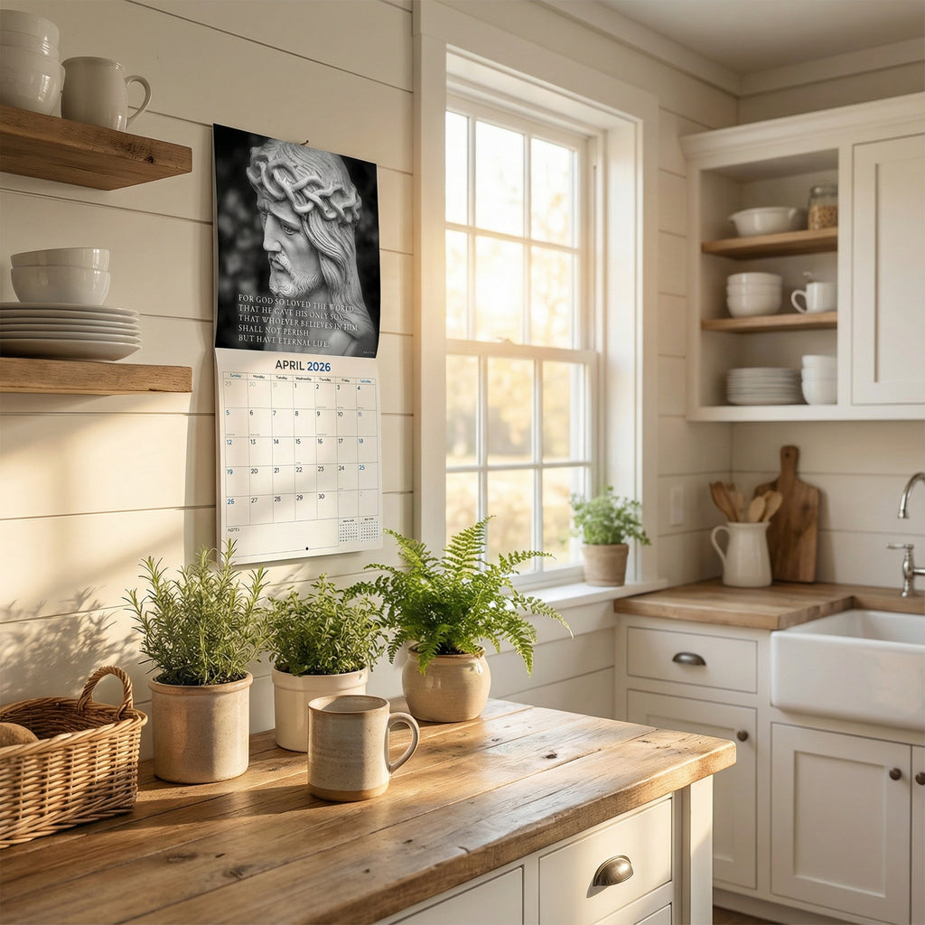 Inspirational Bible Verses Wall Calendar 2026