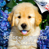 Golden Retriever Puppies Wall Calendar 2026
