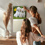 Golden Retriever Puppies Wall Calendar 2026