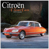 Citroen Classic Cars Wall Calendar 2024