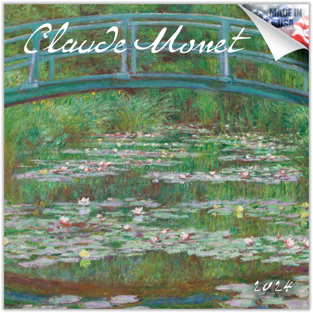 Claude Monet Wall Calendar 2024