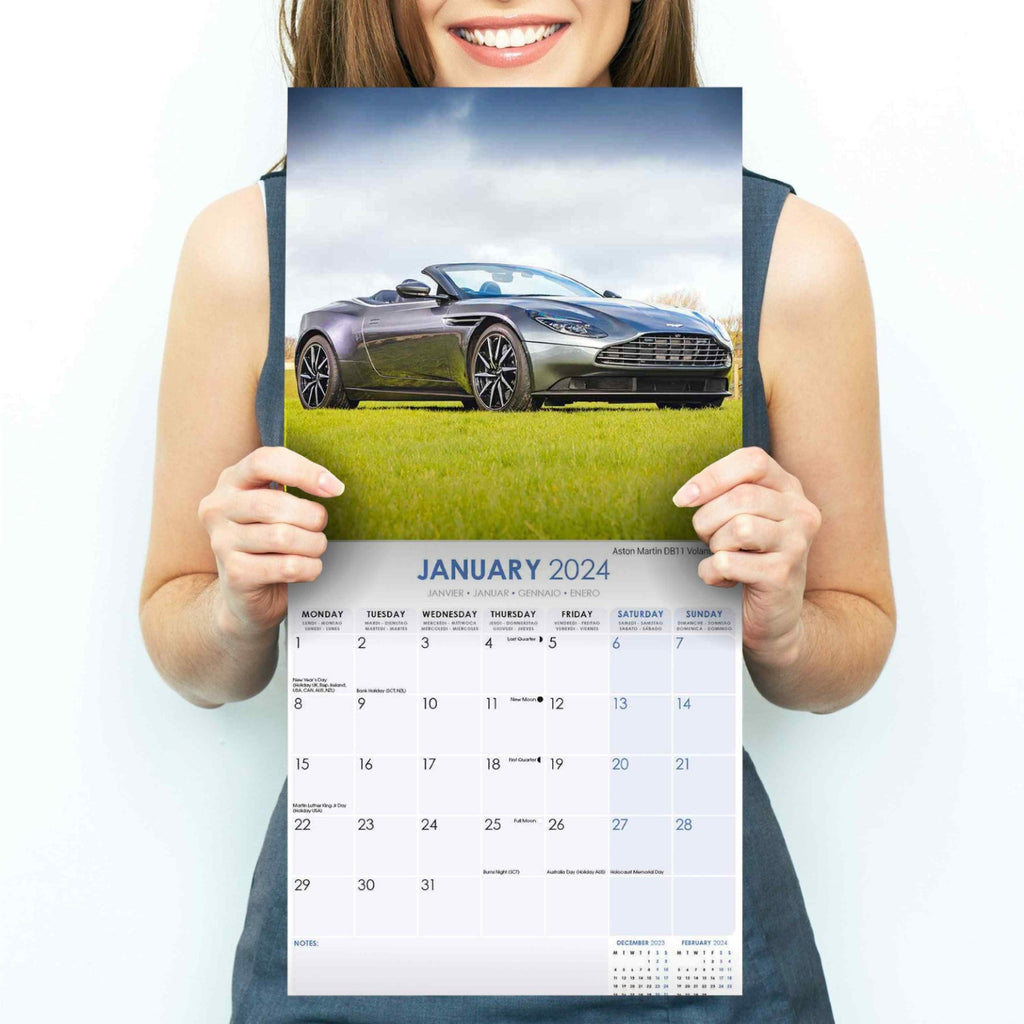 Aston Martin Wall Calendar 2024