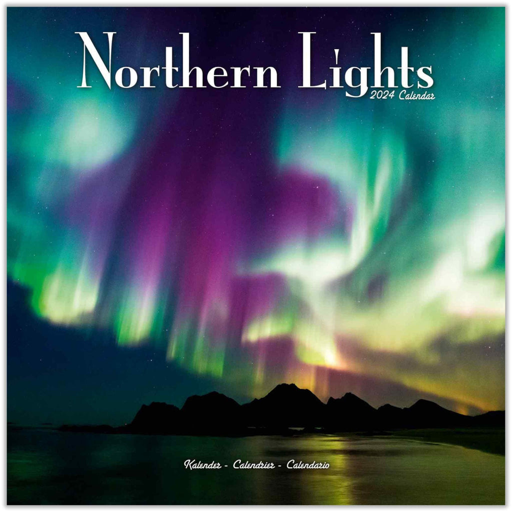 Northern Lights Wall Calendar 2024