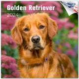 Golden Retriever Wall Calendar 2024