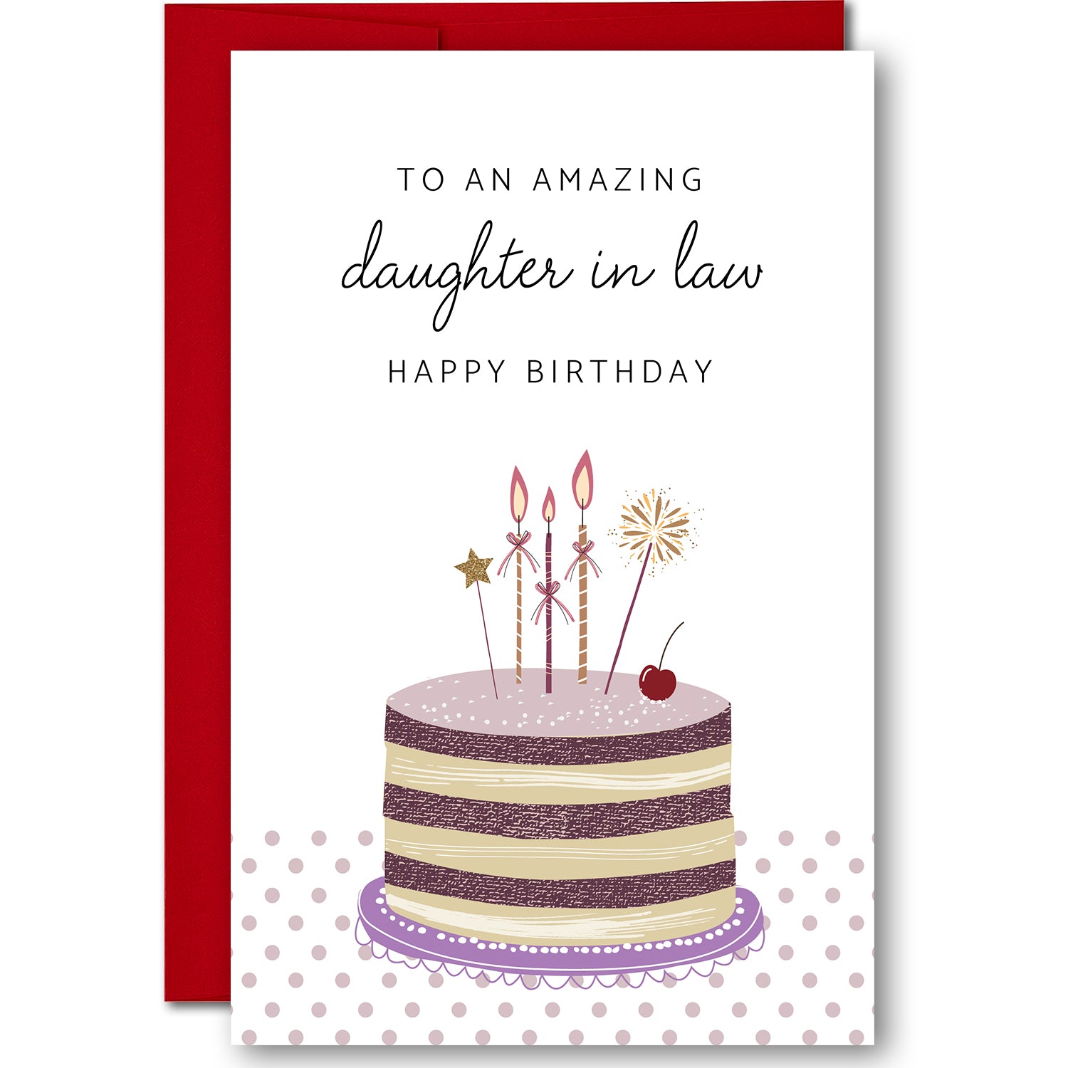 Happy Birthday Daughter in law Greeting Card