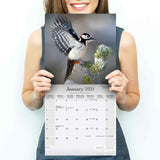 Garden Birds Wall Calendar 2024