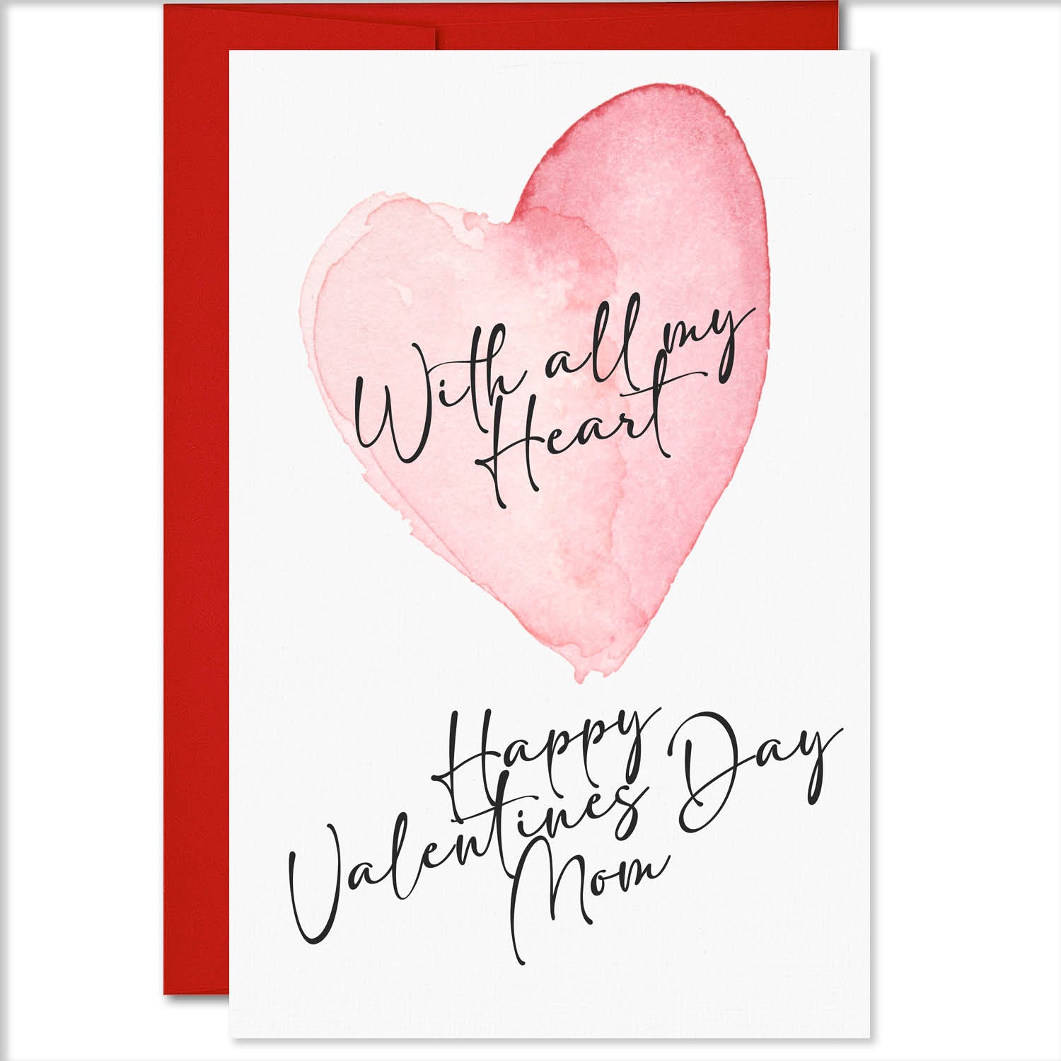 Valentine - With All My Love Greeting Card