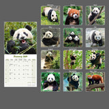 Pandas Wall Calendar 2024