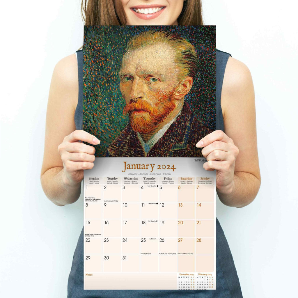 Van Gogh Wall Calendar 2024
