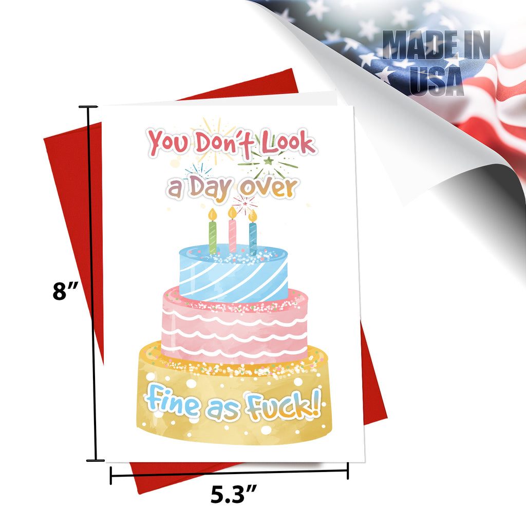 Happy Birthday Fine as F*ck Greeting Card