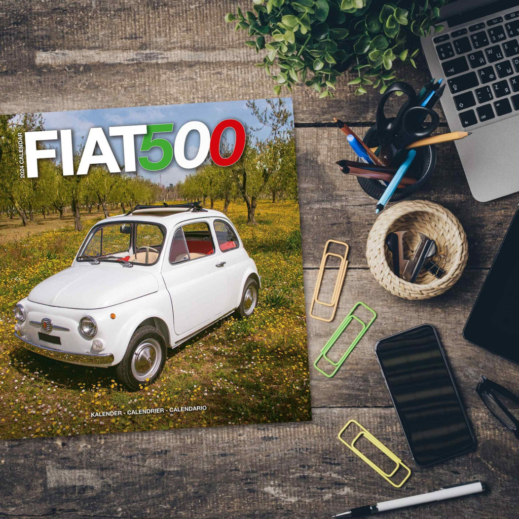 Fiat 500 Wall Calendar 2024