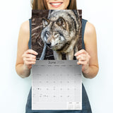 Wolves Wall Calendar 2024