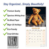 Teddy Bears Wall Calendar 2024